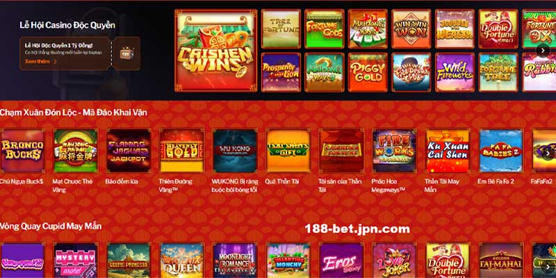 188BET Mejoratucasa 🎖️ link vào 188BET mới nhất 2026 - Link 188 BET 9 Trò chơi nổ hũ online 188bet